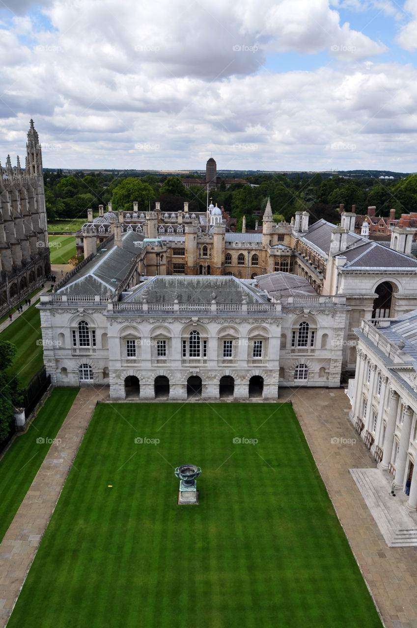 Roof top view in Cambridge