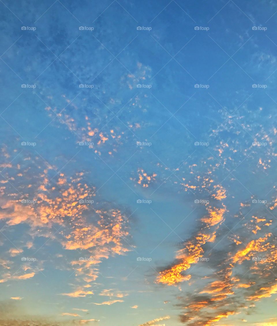 Sunset clouds