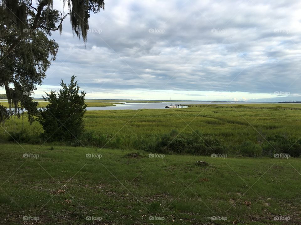 Looking out over the coast.