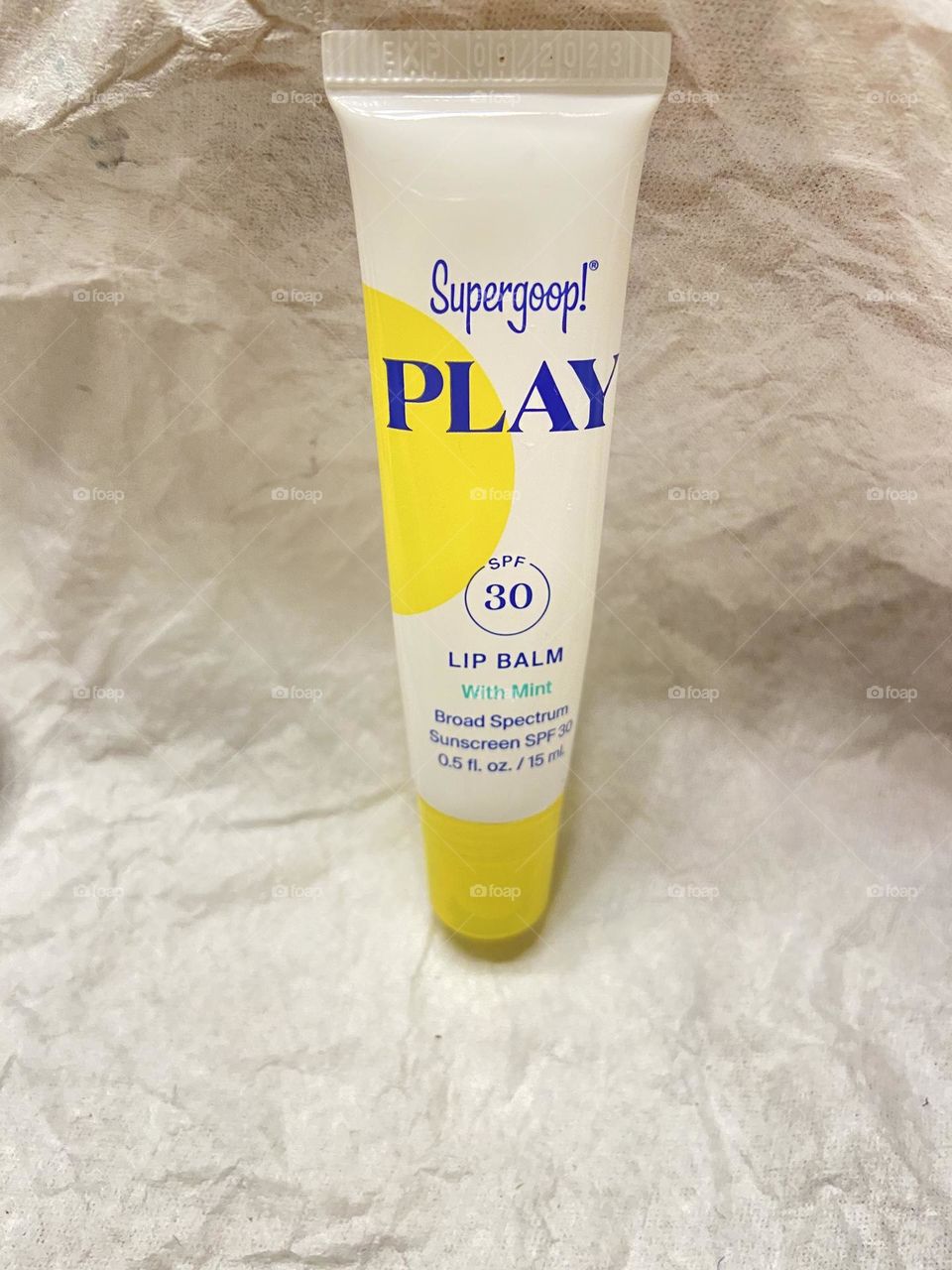 I love the Supergoop! products, especially this lip balm with mint. It has sunscreen and is long-lasting. I don’t find myself having to constantly reapply it. I also love the fun packaging. Sunny like summer!