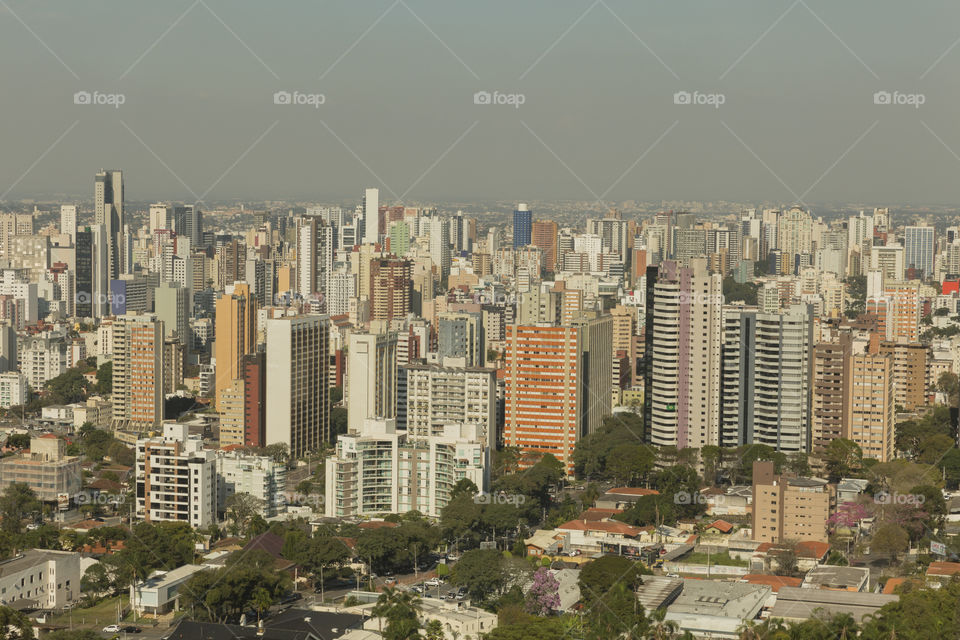 City of Curitiba Parana Brazil.