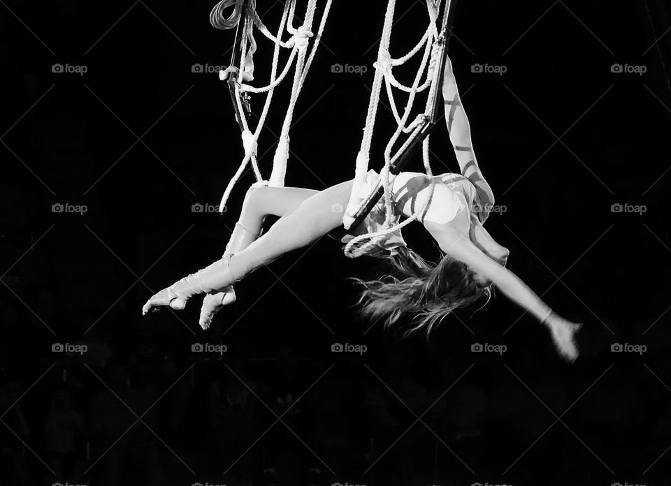 gymnast in a circus
