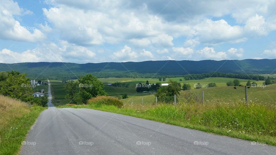 View of the valley