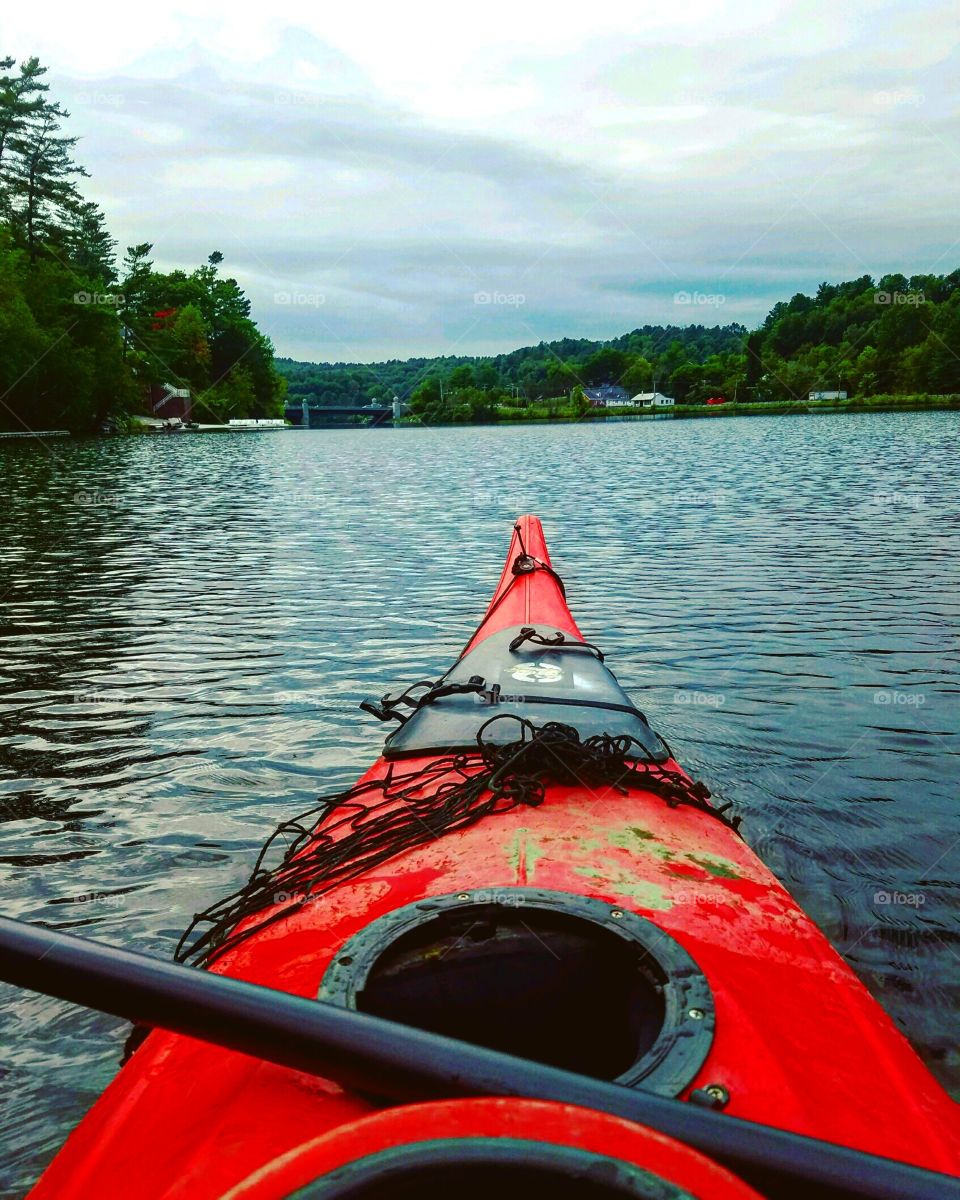Rowing across the Connecticut River 
