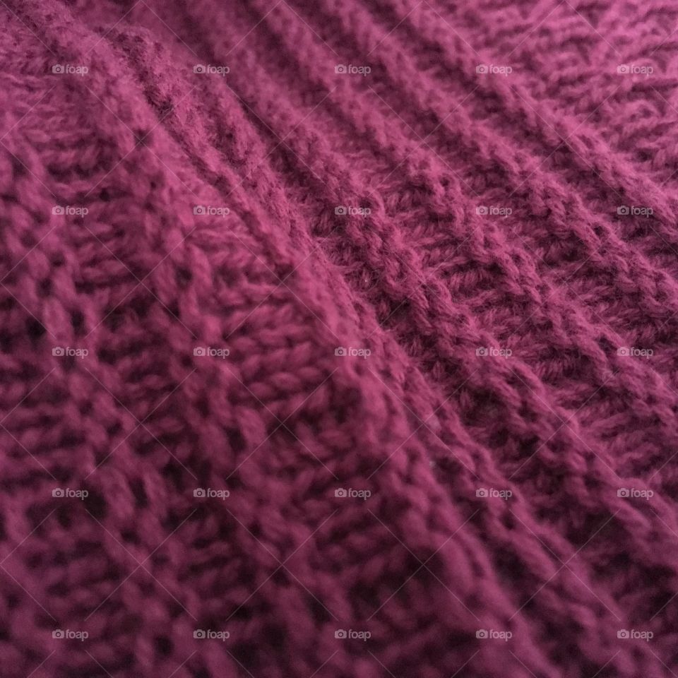 Rows of knit