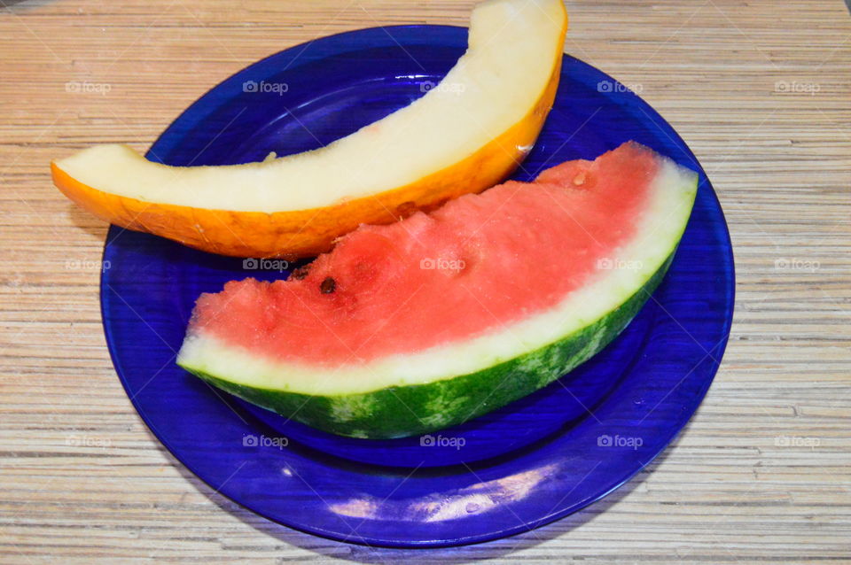 watermelon and melon