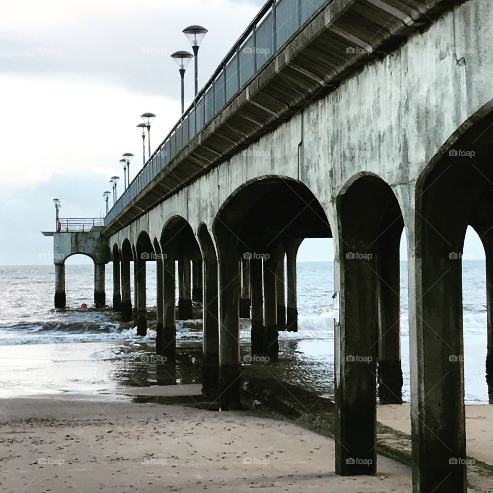 Arches winter pier 