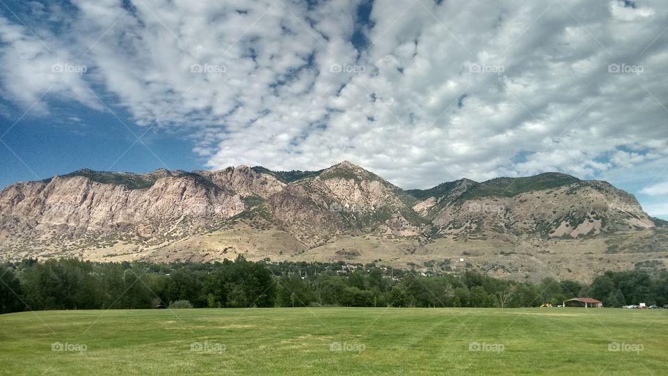 Ogden mountains. Mountains in Ogden