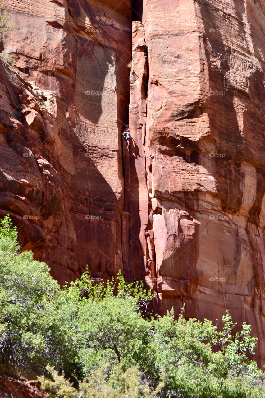 Red Rock Climber