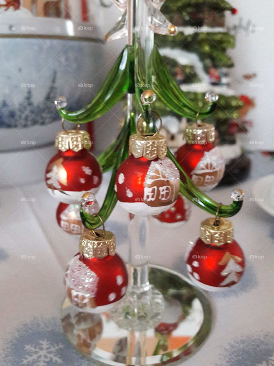 Glass Christmas Tree