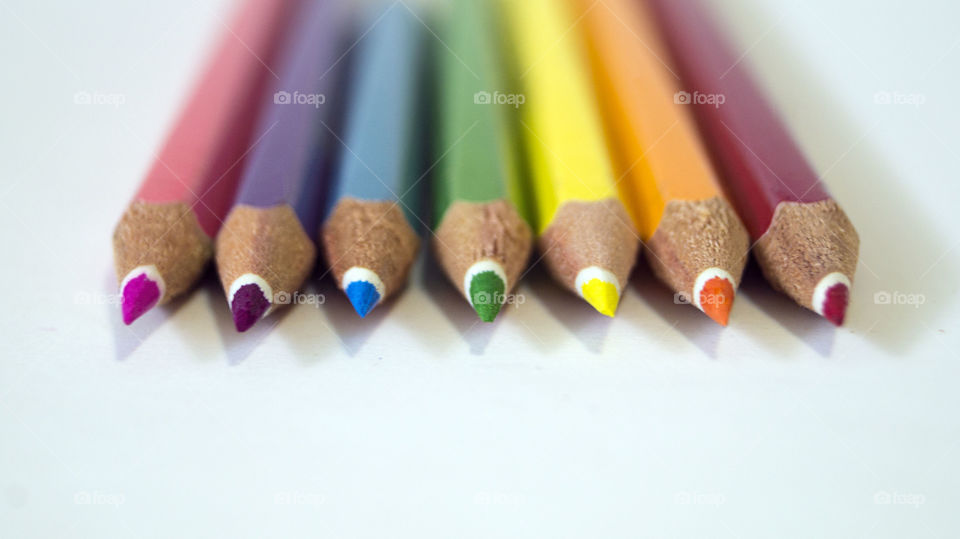 Rainbow pencils