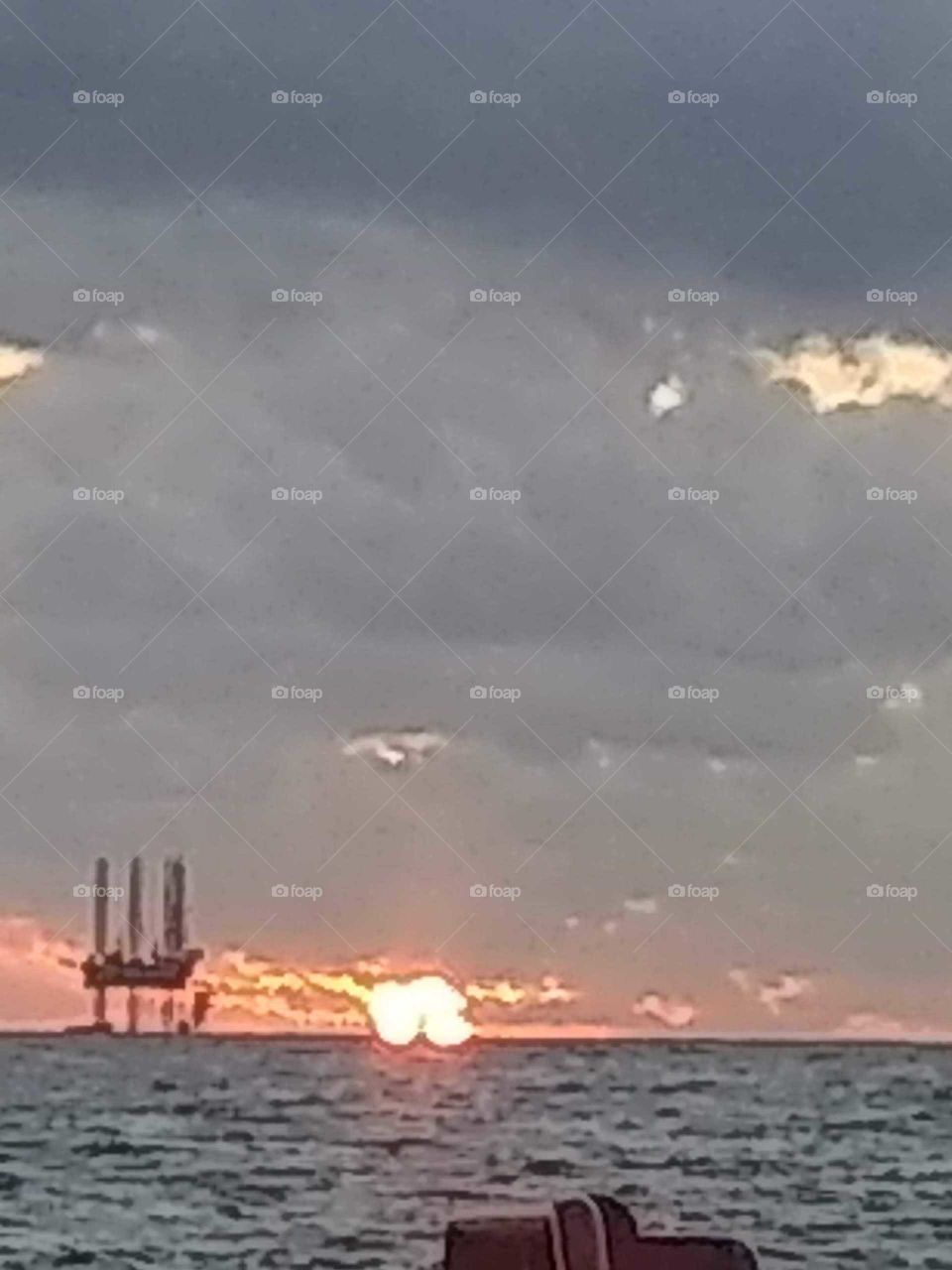 offshore drilling rig in the gulf of Mexico