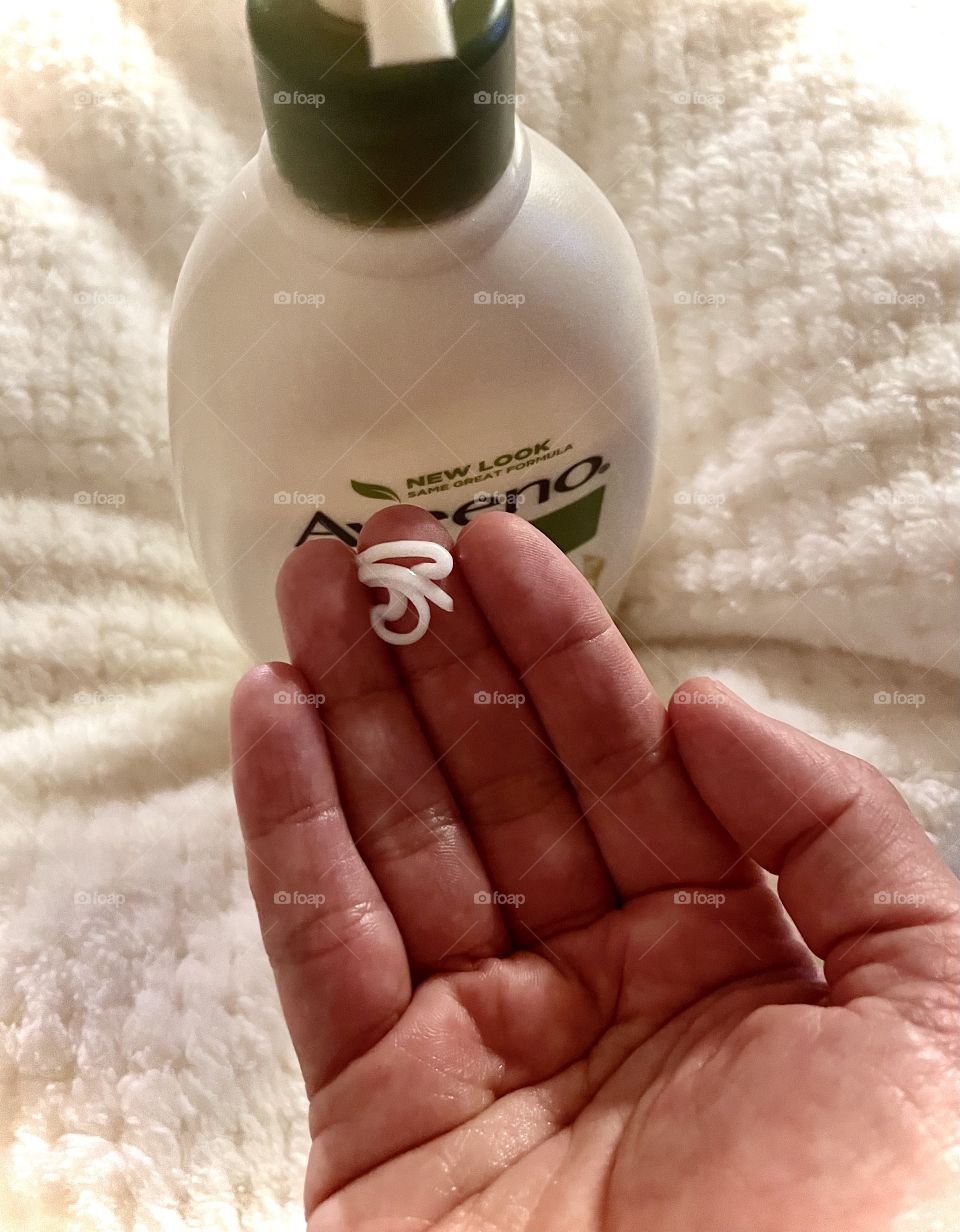 Soft calming lotion before bed 