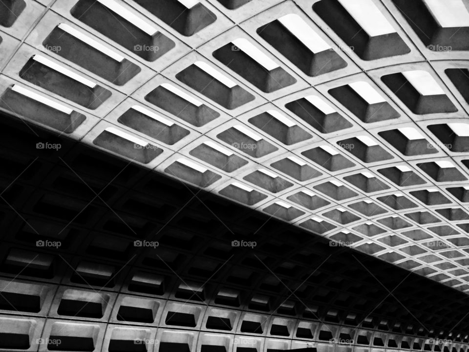 Concrete Cathedral . DC metro station