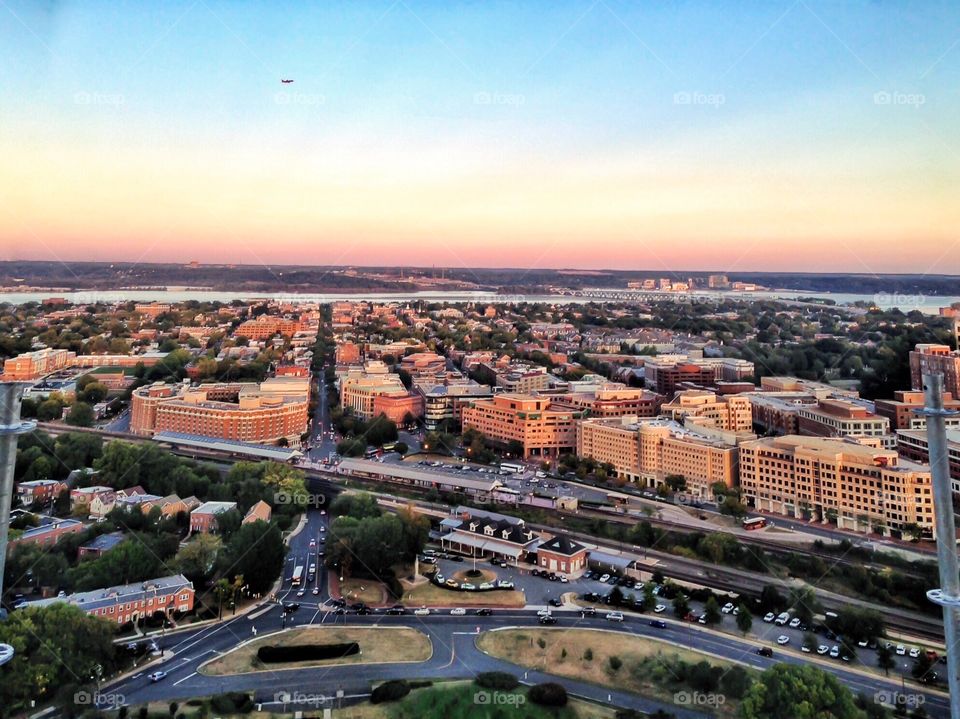 Alexandria,  Virginia with Potomac River