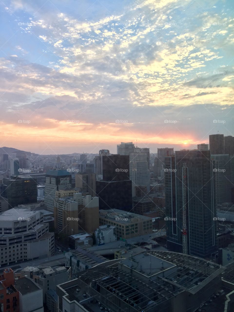 View from my new apartment in SoMa...37th floor!