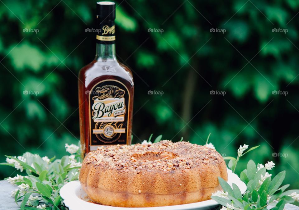 Golden Rum Cake with Bayou Rum 