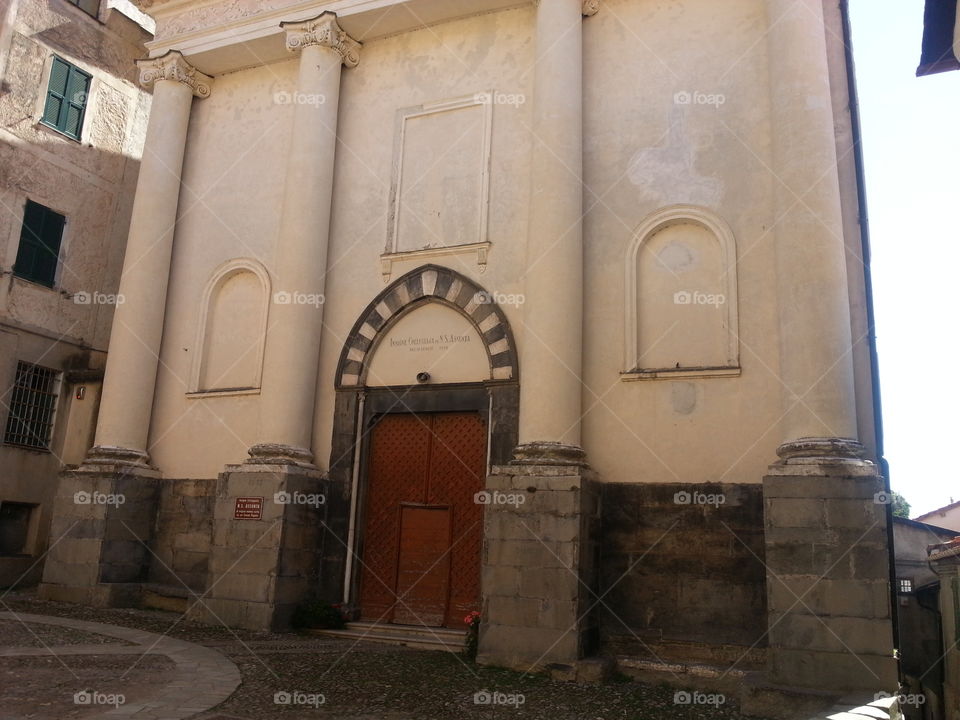 triora church of the country of Italy witches