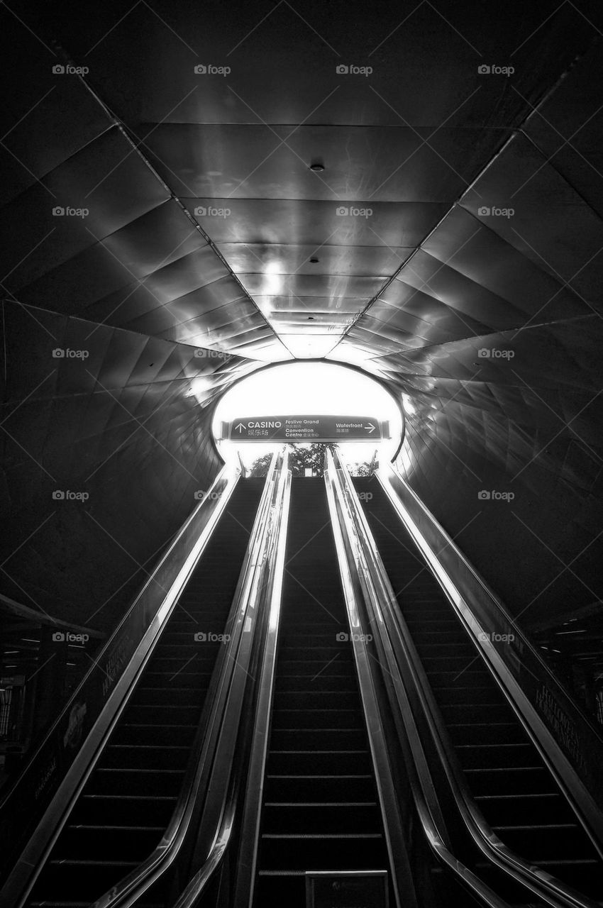 Stairs to the outside world