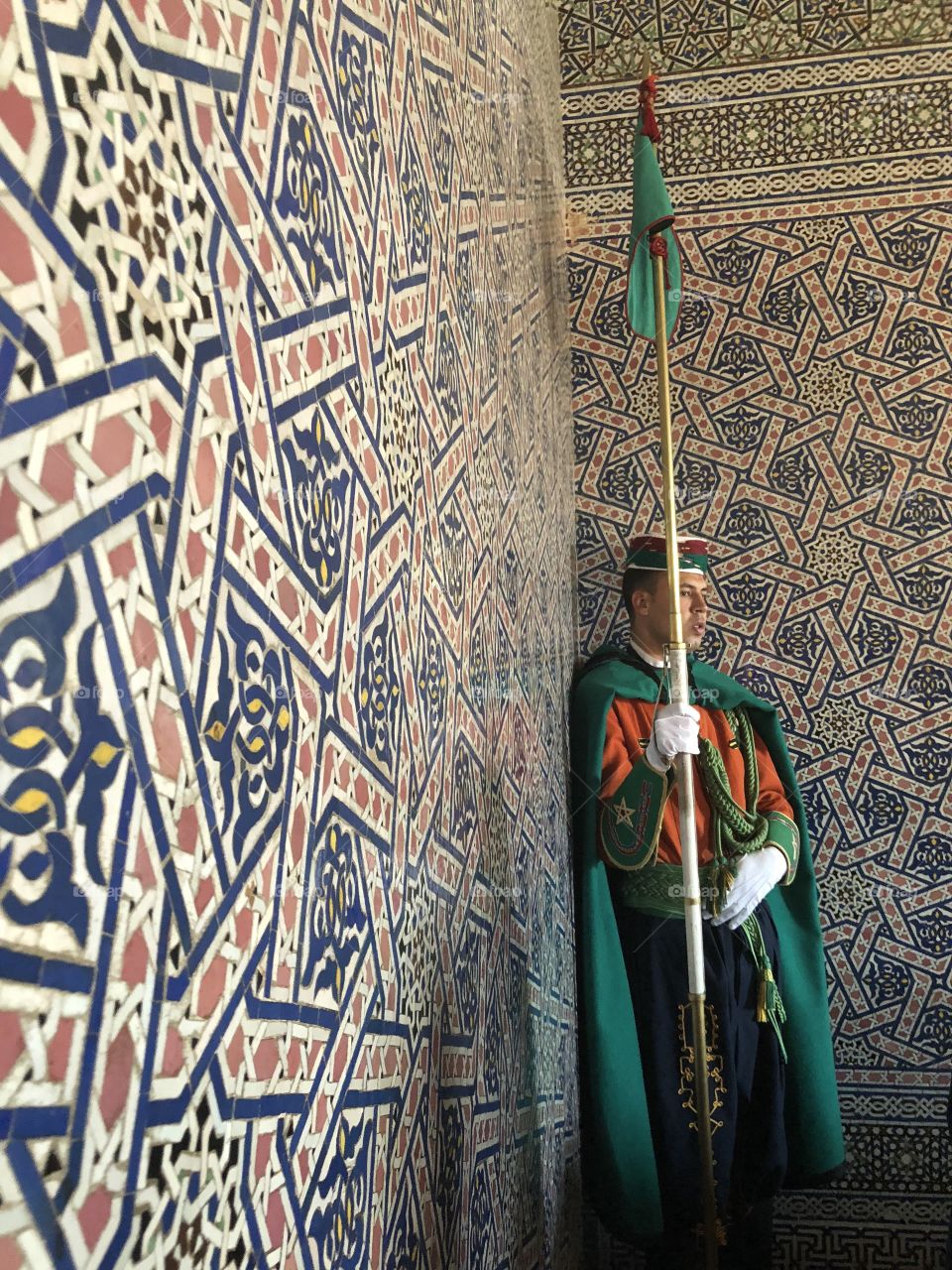 Guardian of tower Morocco rabat 