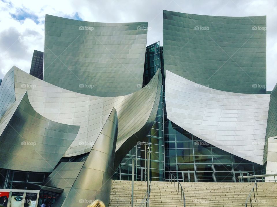 Walt Disney concert hall in Los Angeles. Disney imagineering at its best. If you can dream it then you can do it. 