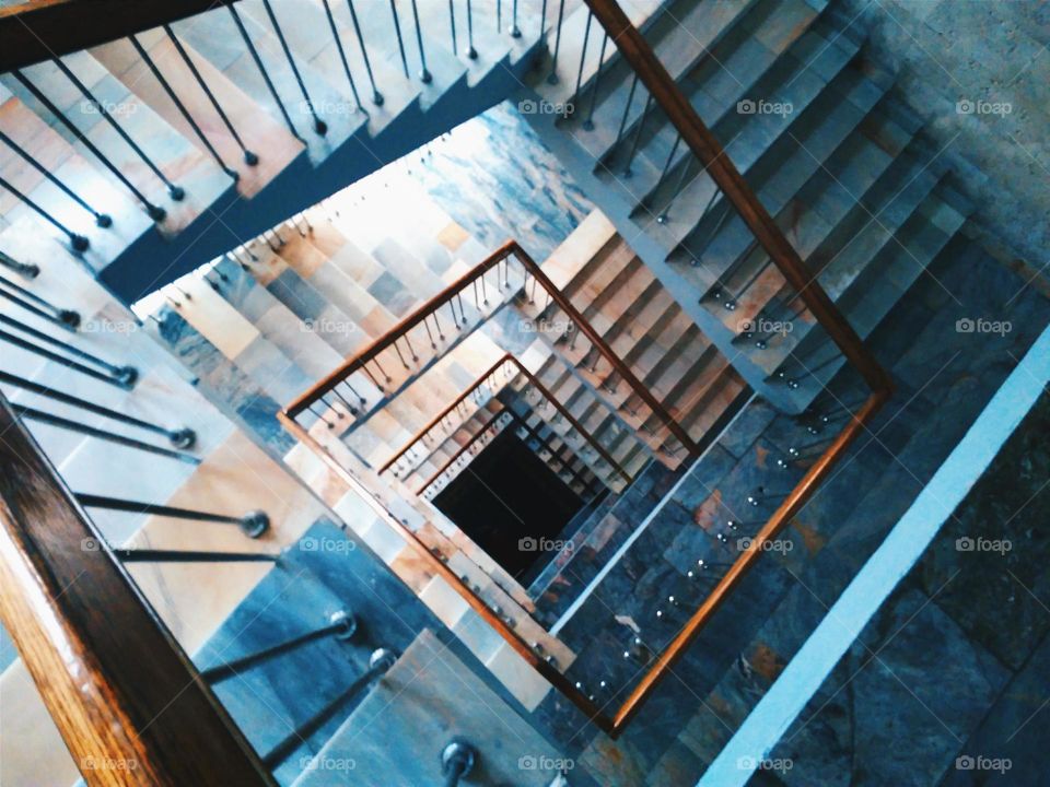 geometric staircase