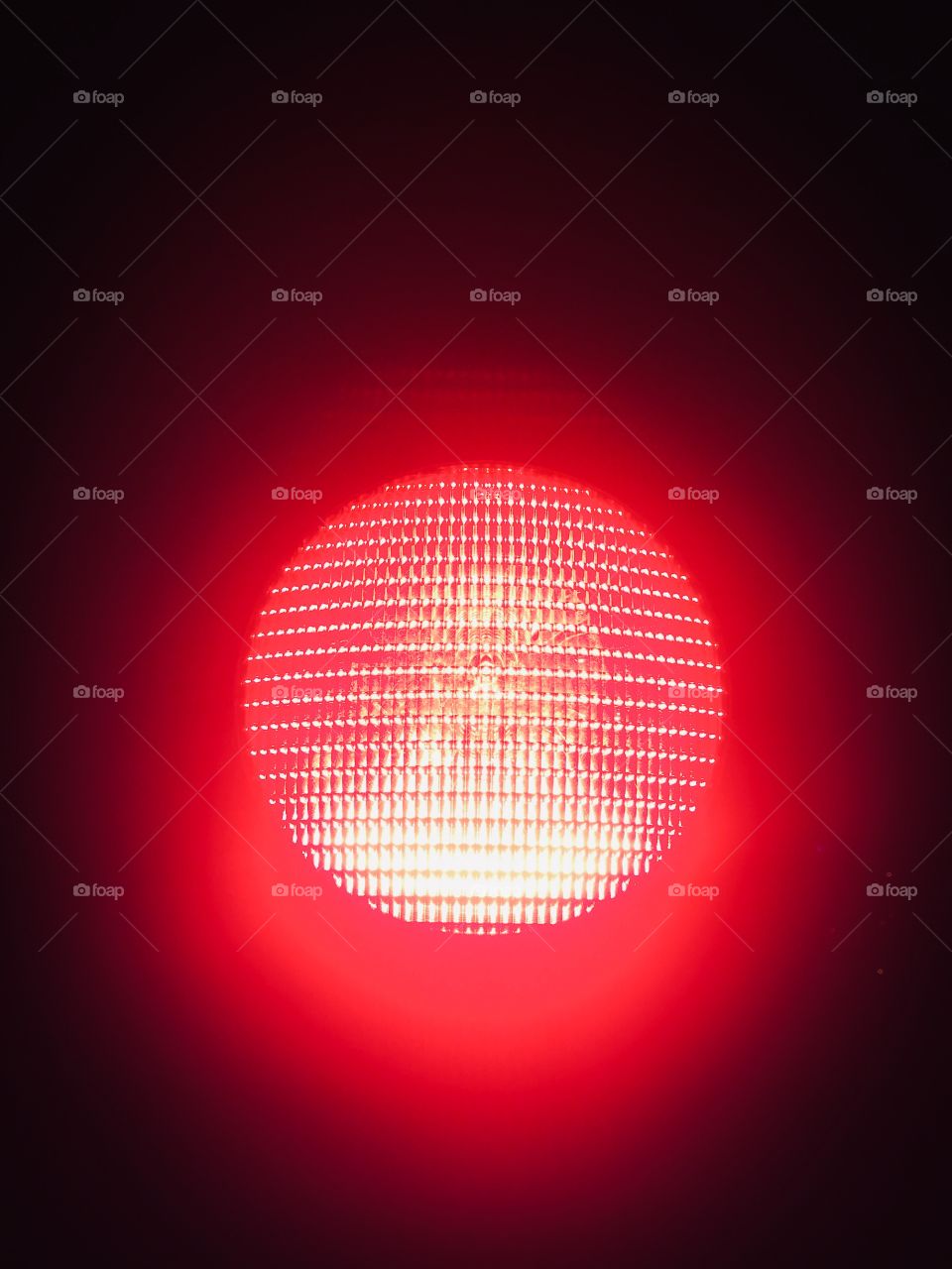 Abstract red illuminated