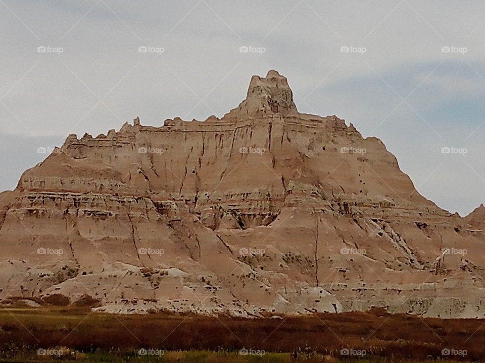 Spires and peaks of the Badlands