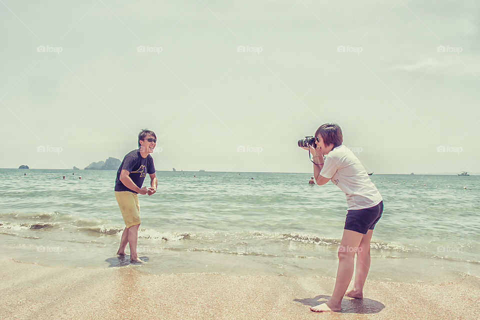 shooting in krabi beach