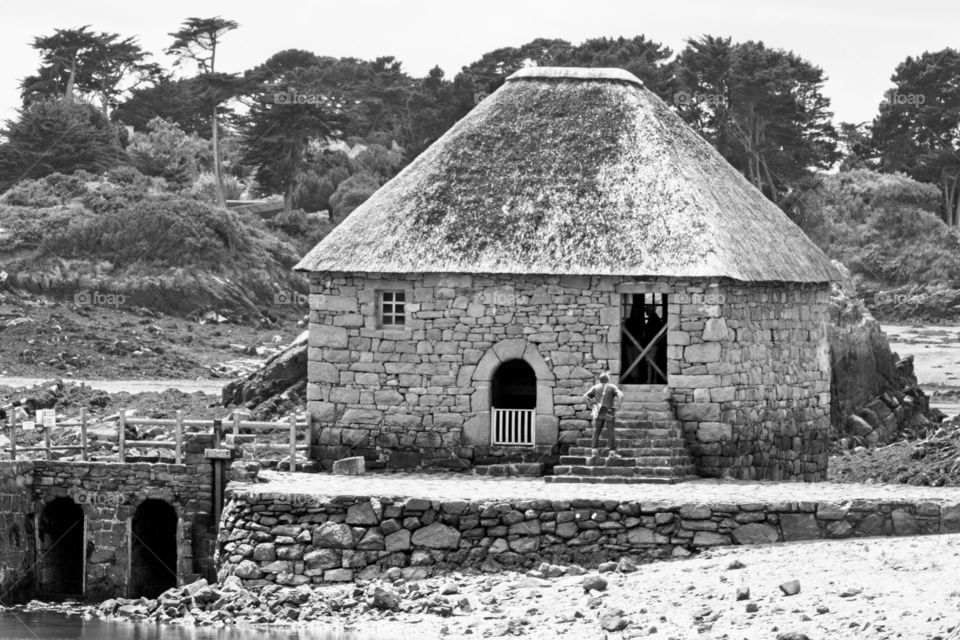 old house in the village