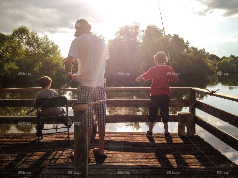 Fishing with daddy