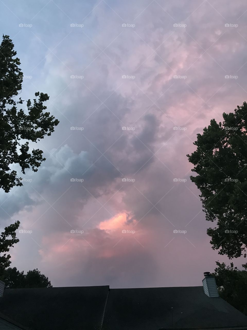Magical mermaid clouds 