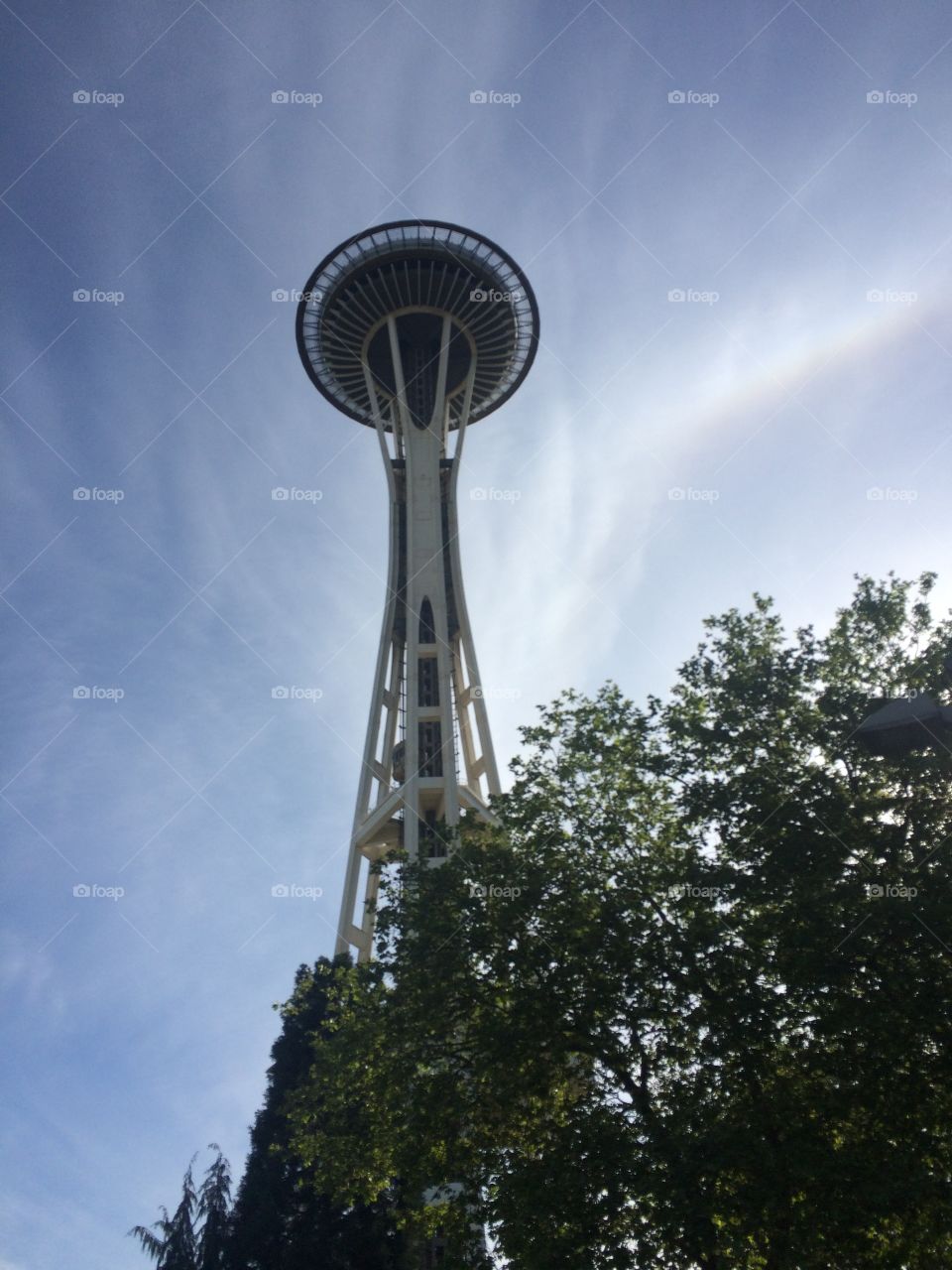 Seattle space needle partial shot 