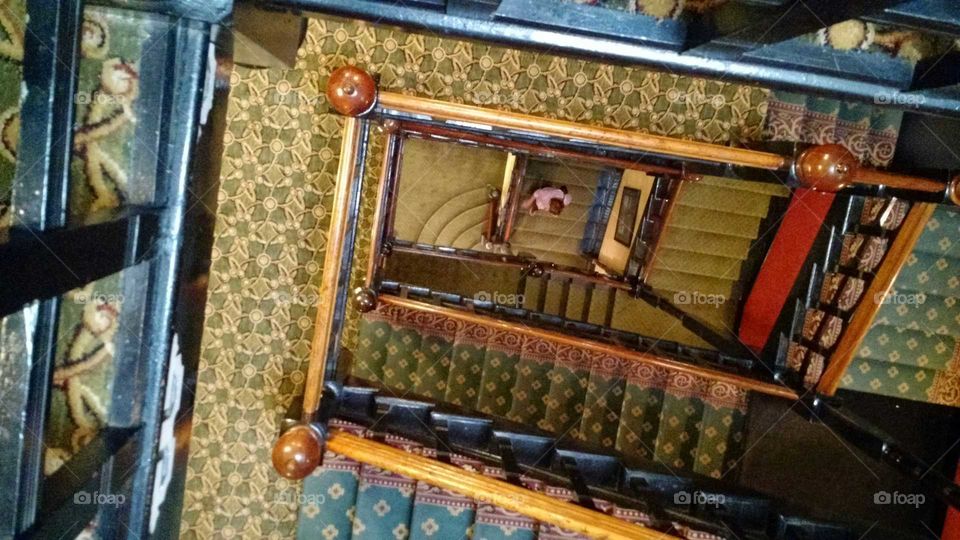 crescent hotel staircase