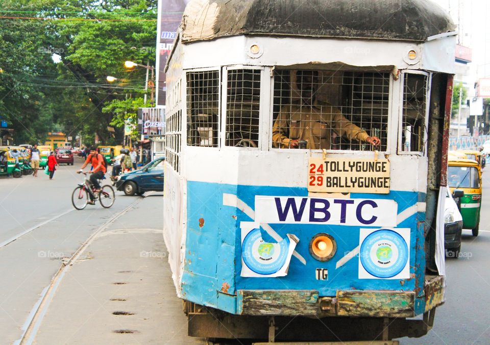 Kolkata Tram - Vintage and Heritage, India 
