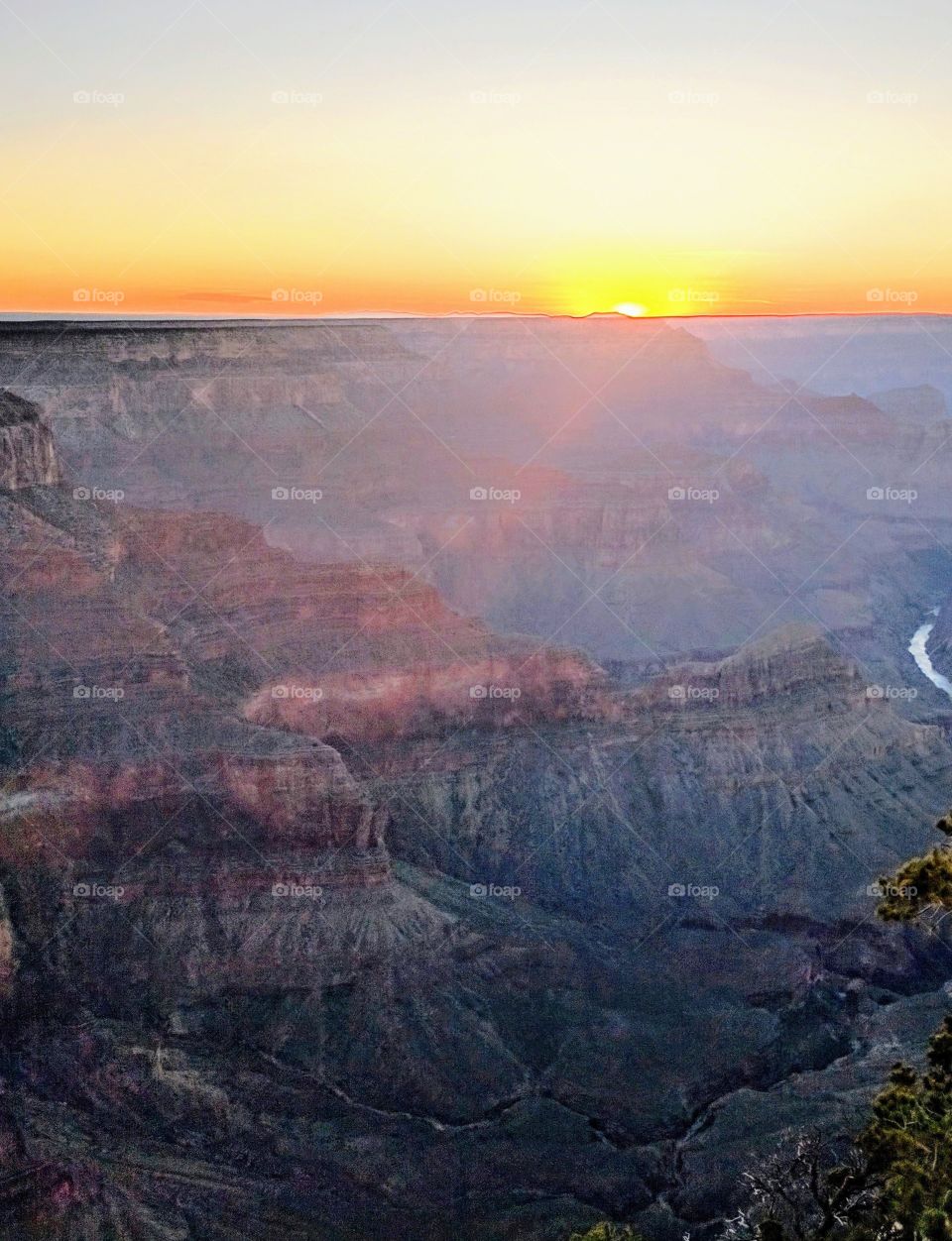 Sunset at Mojave Point