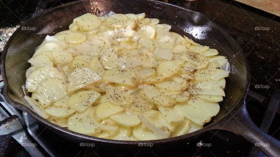 Potatoes and butter
