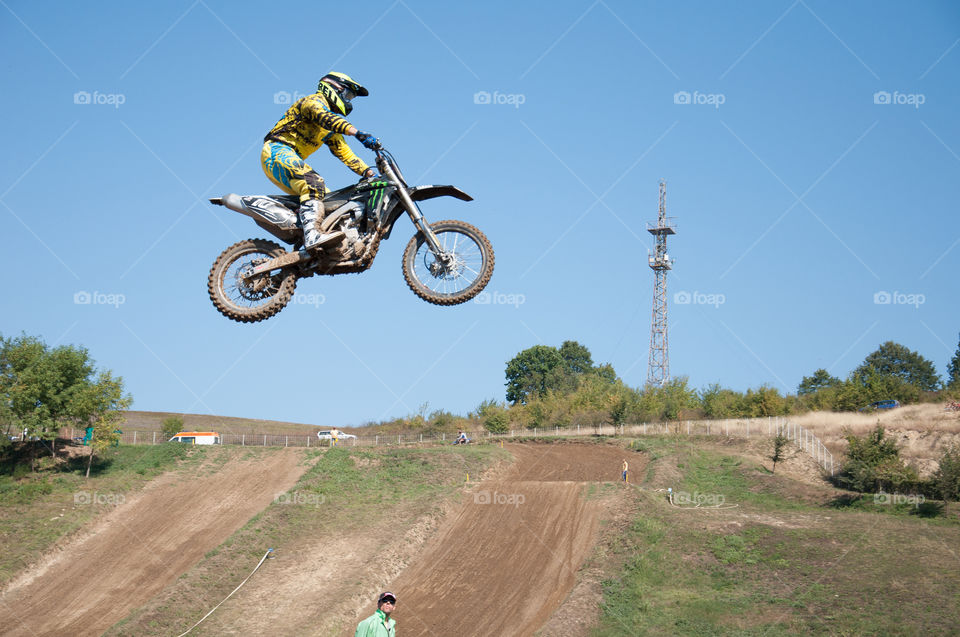 Motocross racer