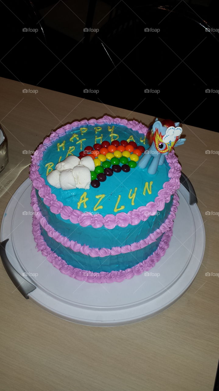 rainbow cake