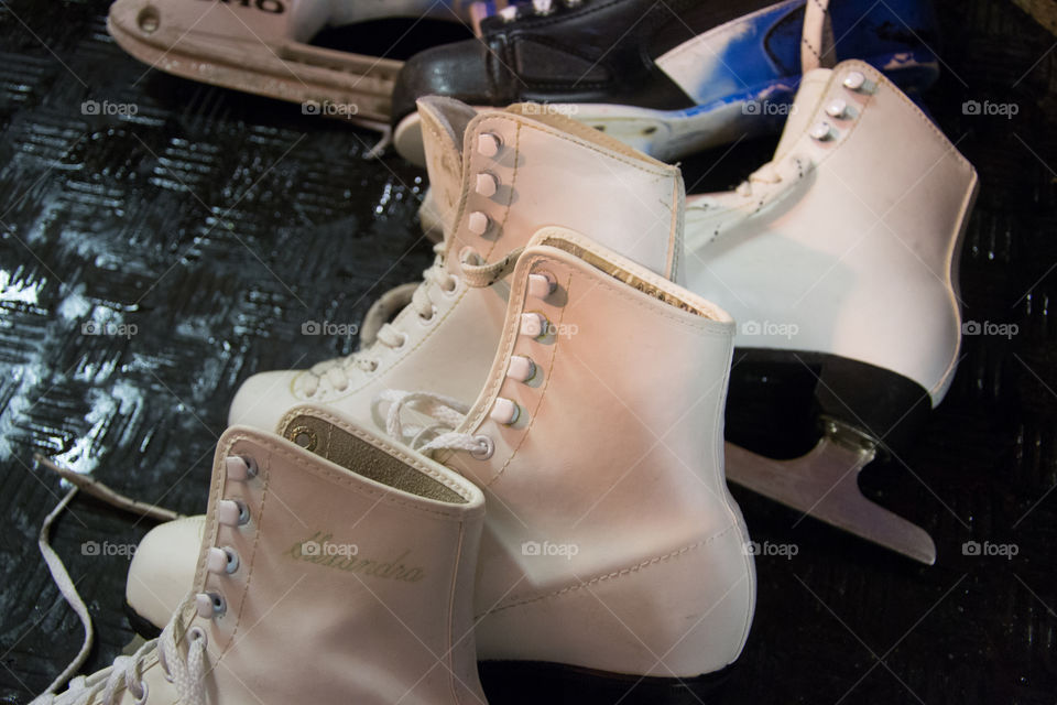 Ice skates.
