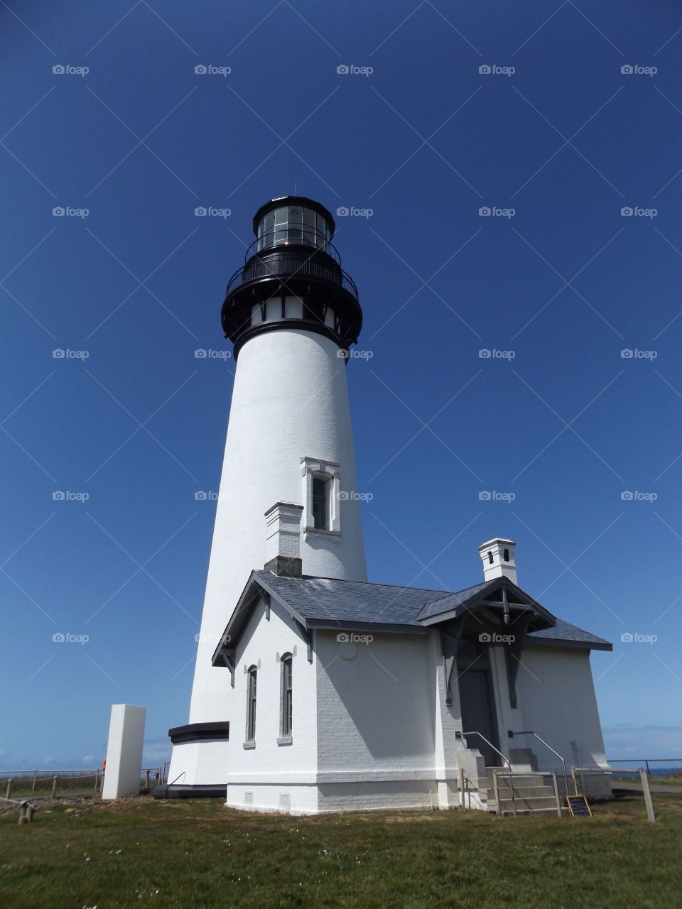 Low angle view of lighthouse