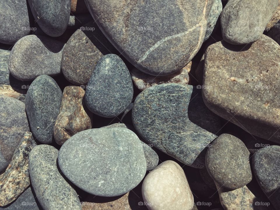 Beach stones