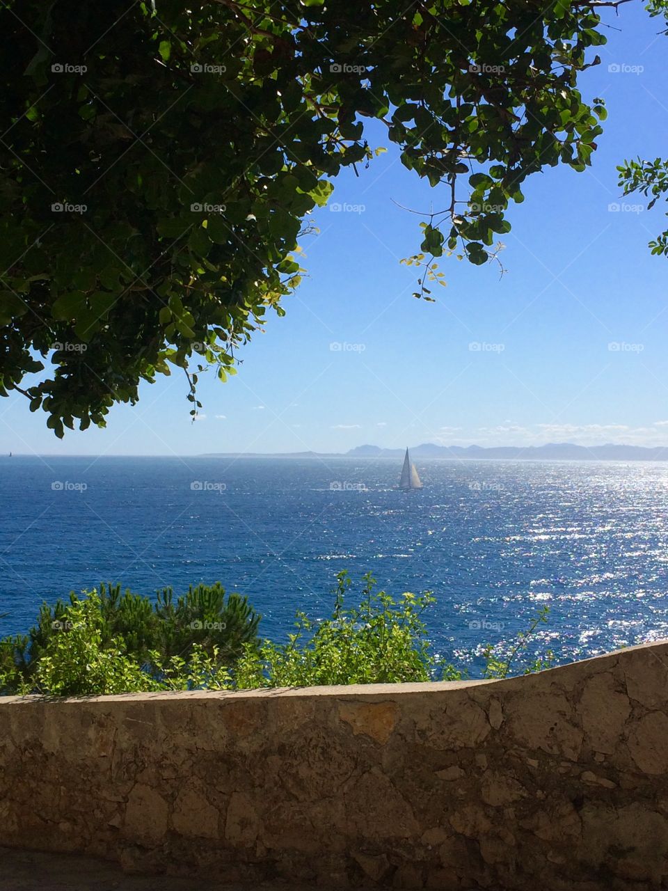 Sailboat Cap Ferrat