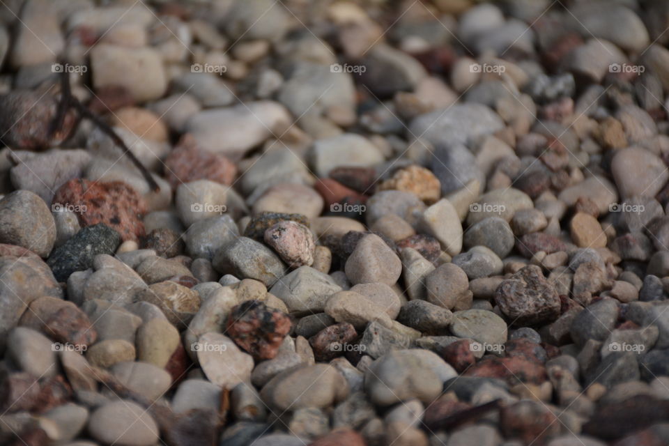 Full frame of stones