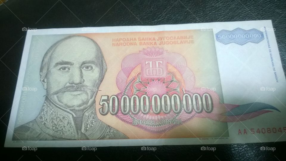 Serbian dinars from 1990s