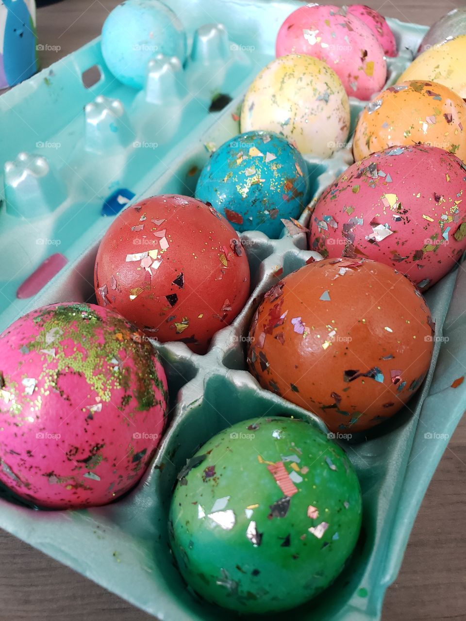 colored Easter eggs