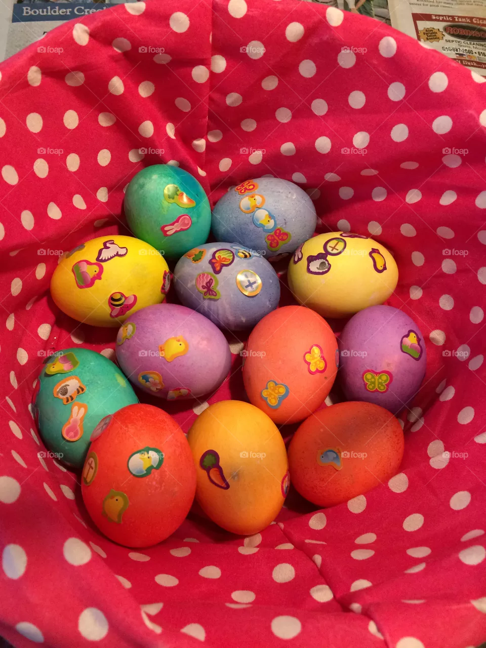 Easter eggs