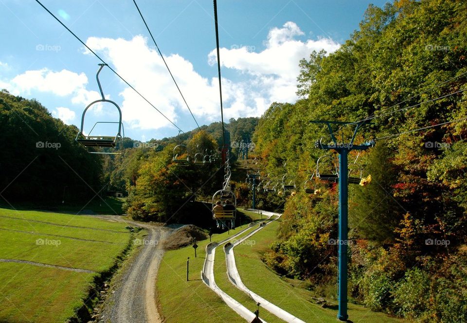 ski lift group1 by refocusphoto