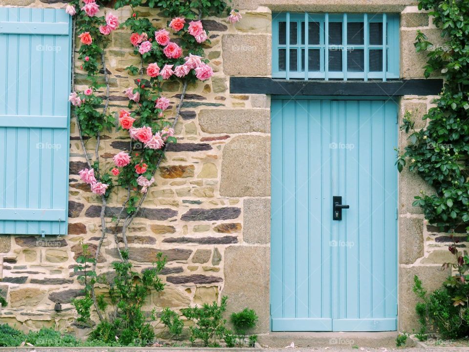 Facade of an old house