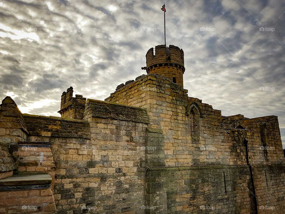 Lincoln castle England architecture history medieval.